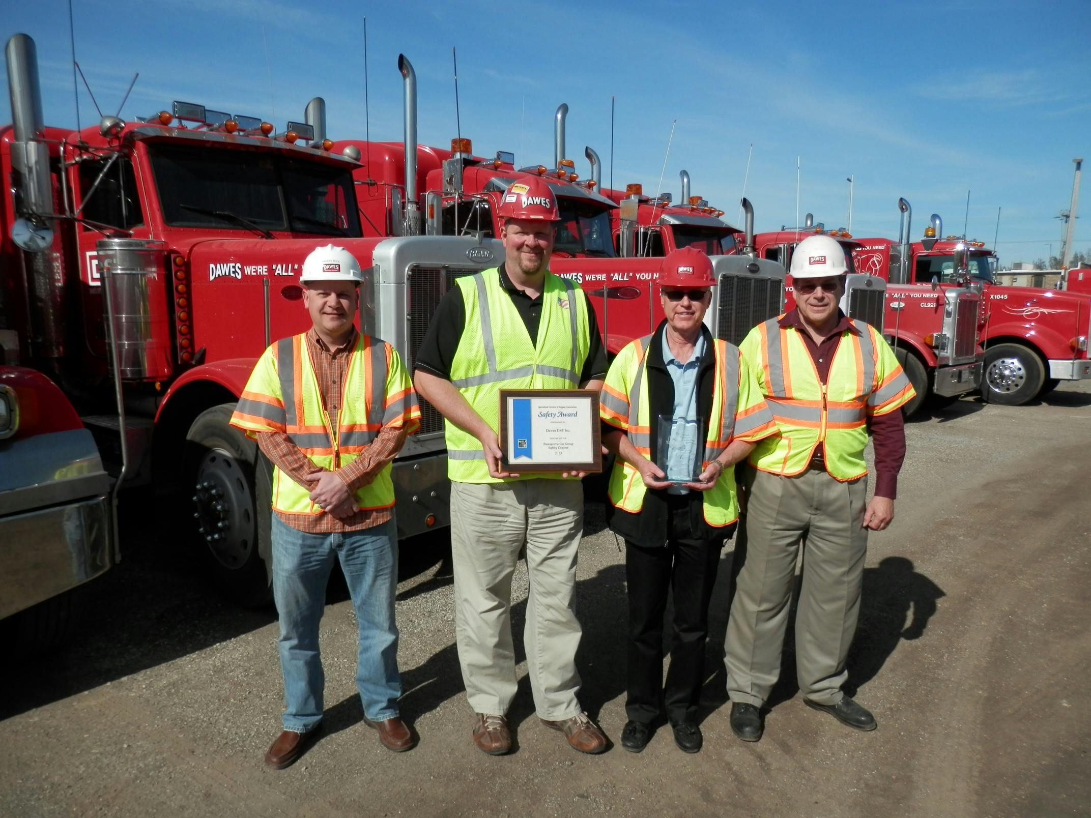ALL Crane Affiliate Dawes Rigging & Crane Rental  Recognized for Outstanding Safety Record | Construction News