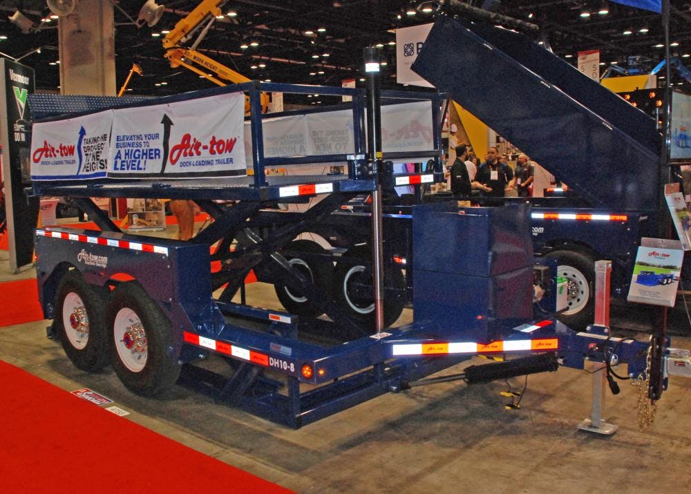 New Air-Tow Trailer Can Unload at Dock Height