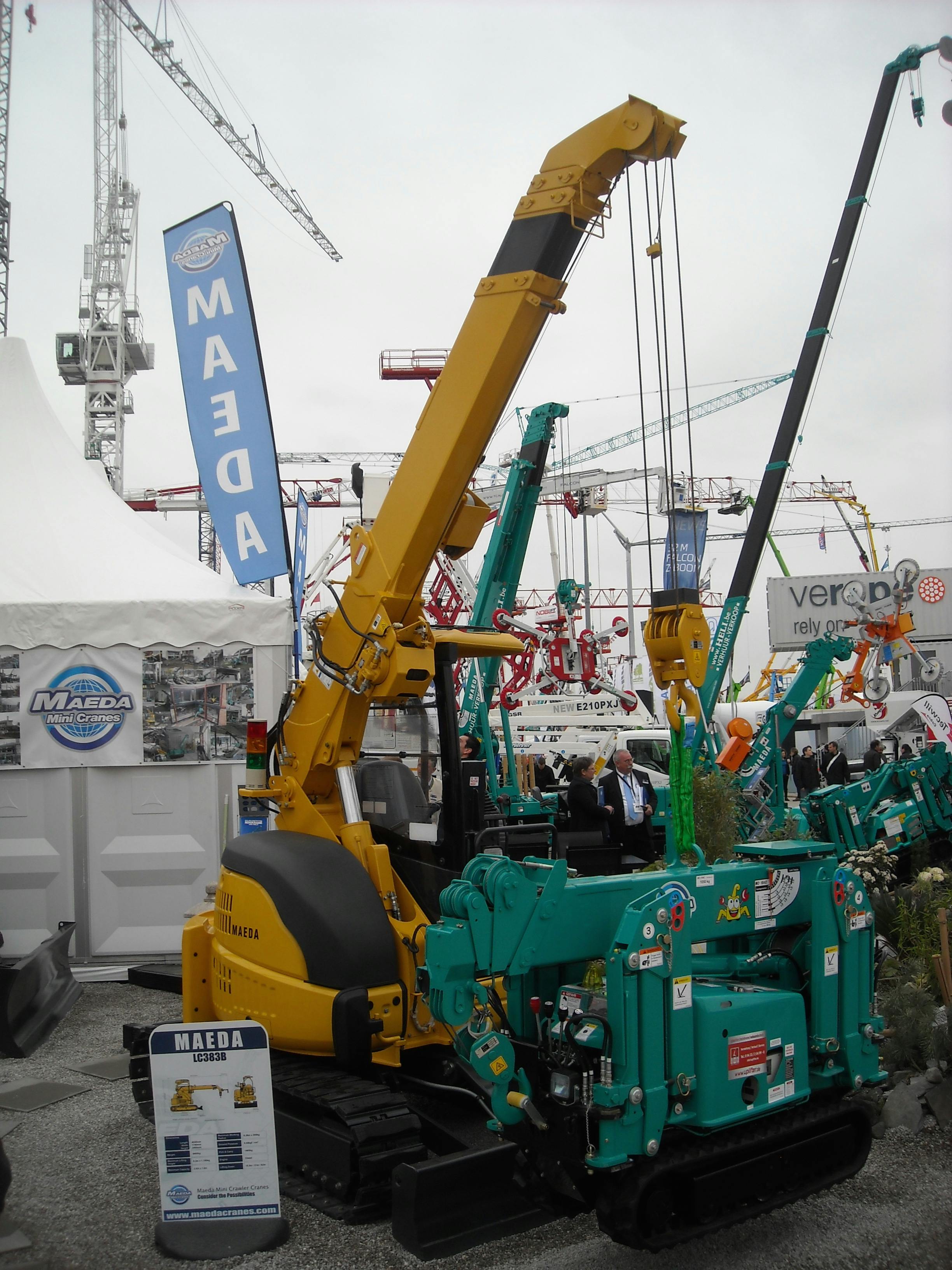 Maeda to Exhibit Mini-Cranes at Bauma | Construction News