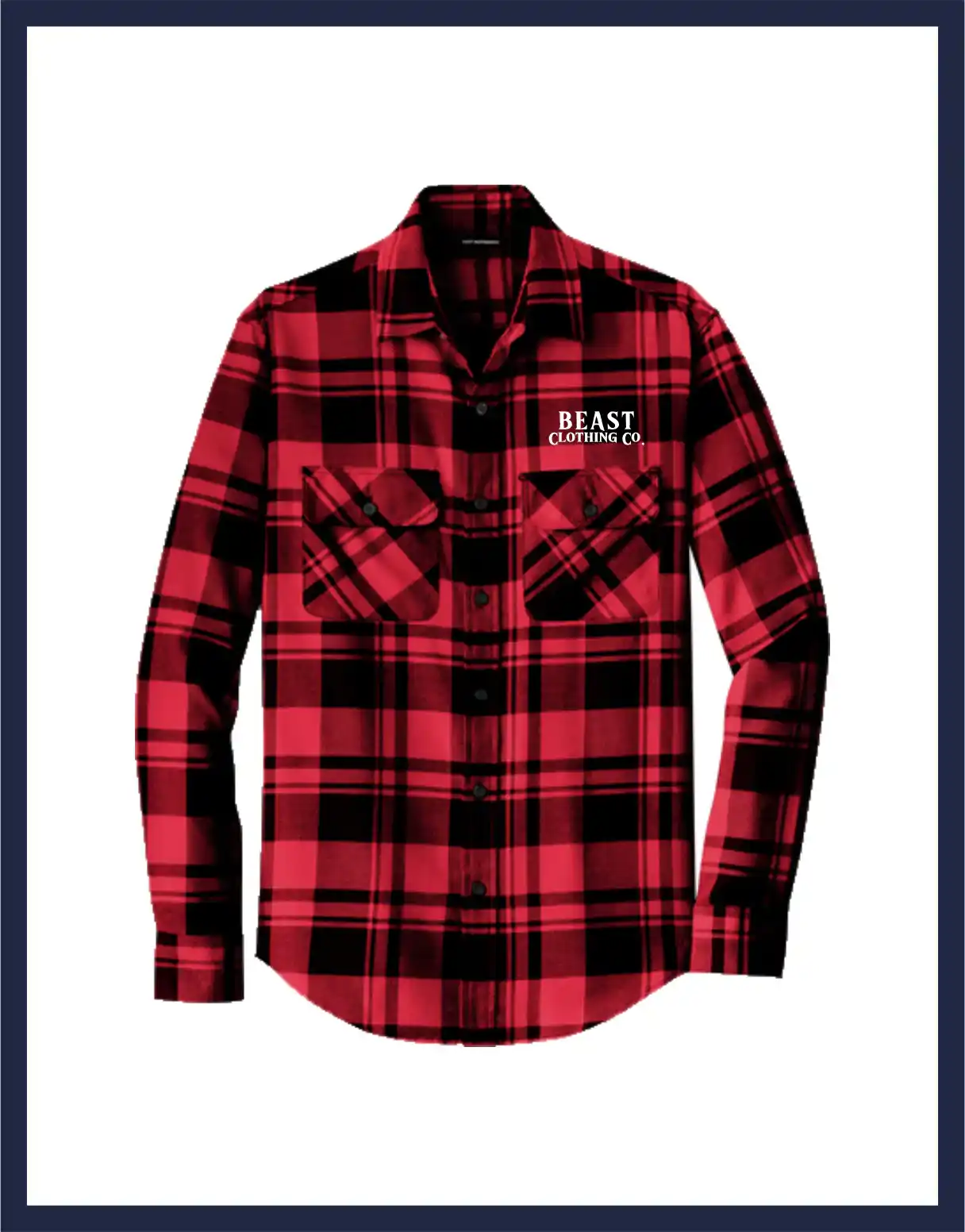 Men's Plaid Flannel Shirt