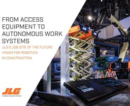 JLG Details Autonomous Future for Access Equipment