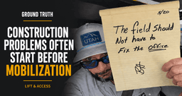 Construction Problems Often Start Before Mobilization
