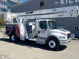 Terex Utilities, James A. Kiley Company unveil custom America 250 bucket trucks at EUFMC 2026