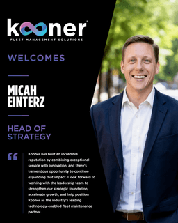 Kooner Fleet Management Solutions Names Micah Einterz Head of Strategy
