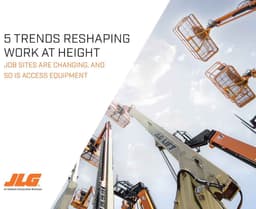JLG Report Highlights Trends Reshaping Access Equipment Selection
