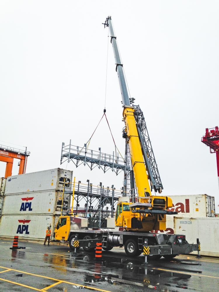 Canada’s First Grove TMS9000-2 Saves Hours on the Job for R&D Crane Rental