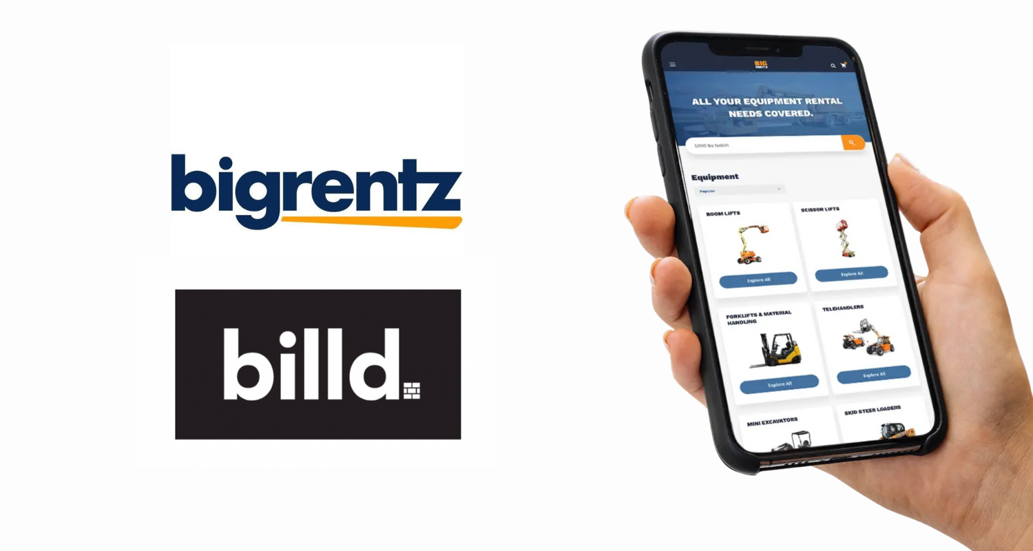 New Billd Partnership Offers BigRentz Customers Financial Freedom and Bonus Rental