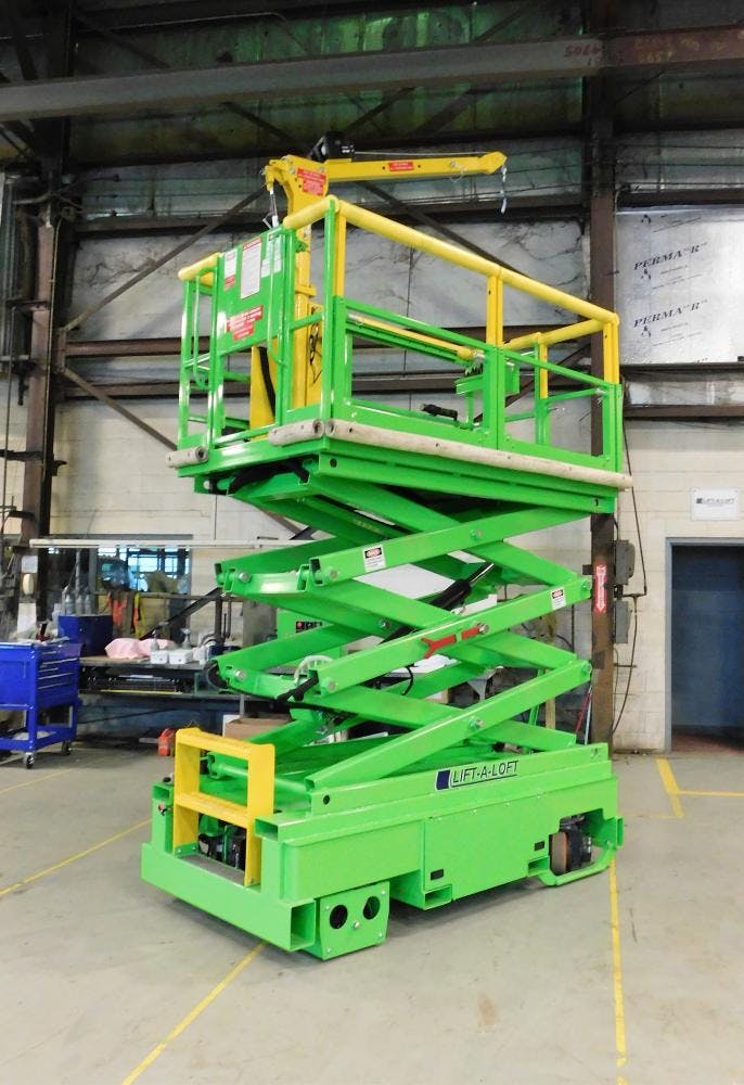 Lift-A-Loft Develops SPW16SPL with Omni-Directional Steering 