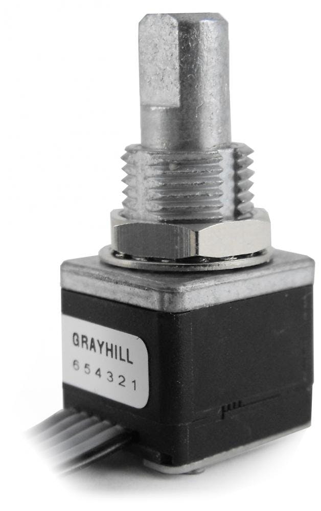 Grayhill Highlights Series 62 Optical Encoders