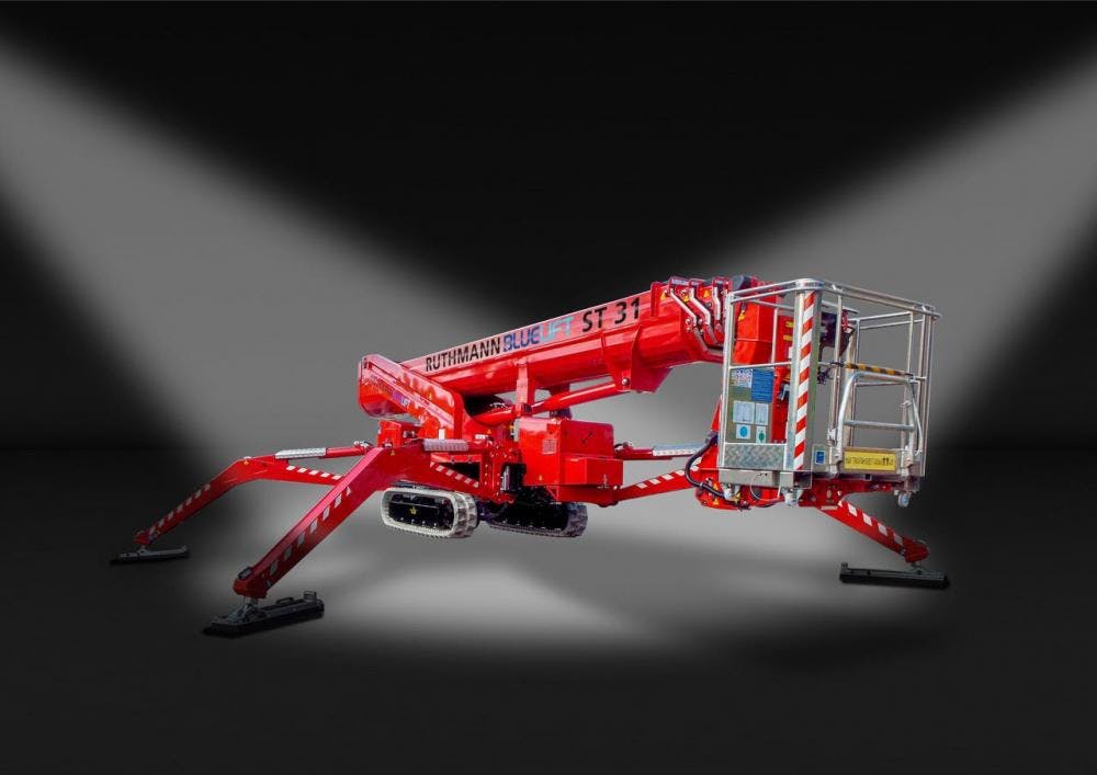 Bluelift ST 31 is First in Ruthmann’s New Generation of Compact Tracked Lifts 