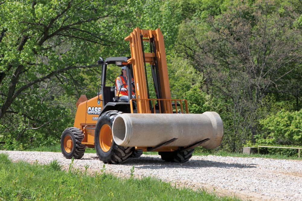 Case Unveils H-Series RT Forklifts