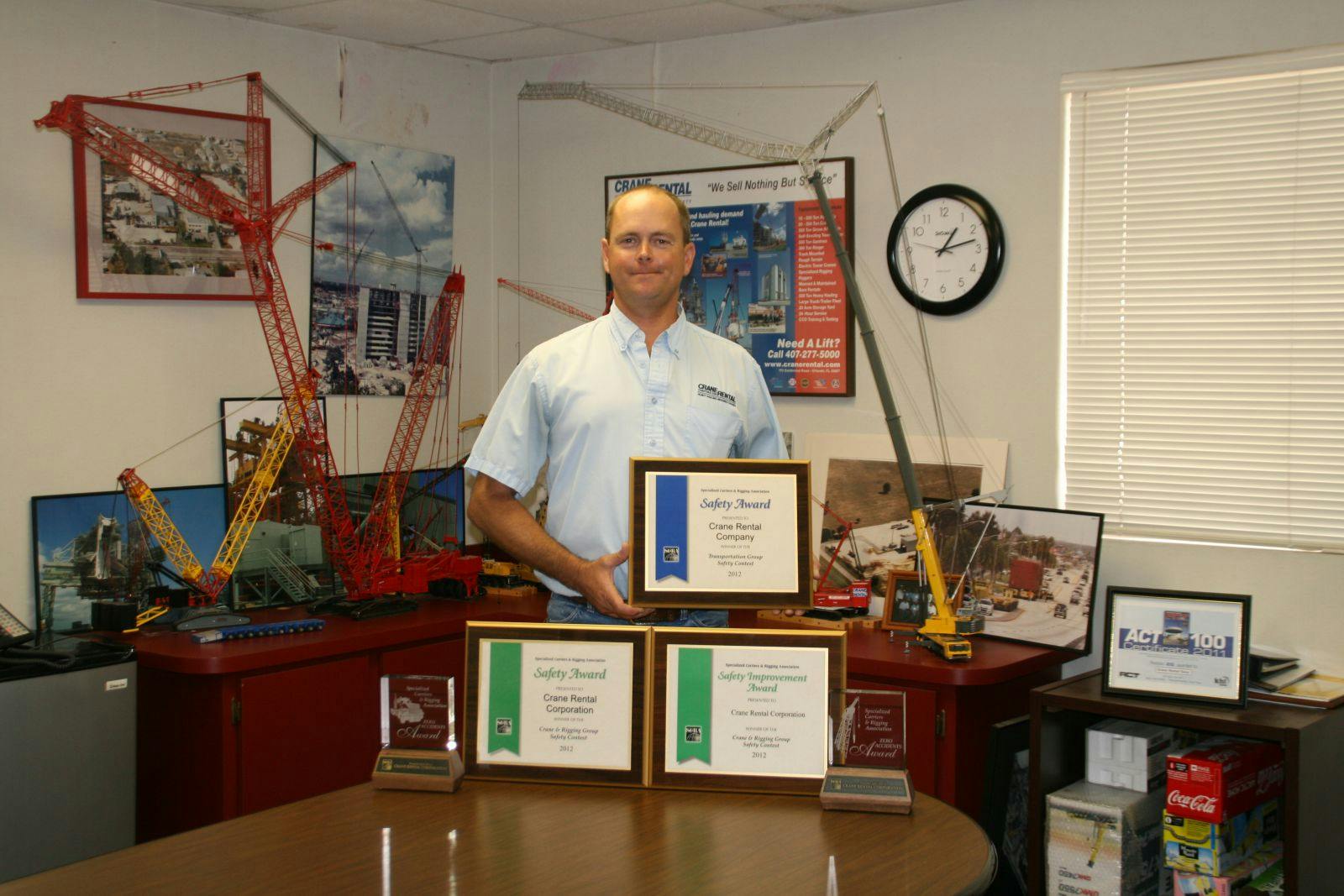 Crane Rental Corp. Recognized for Safety Efforts