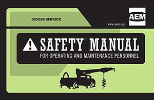 AEM Updates Digger Derrick Safety Manual | Construction News