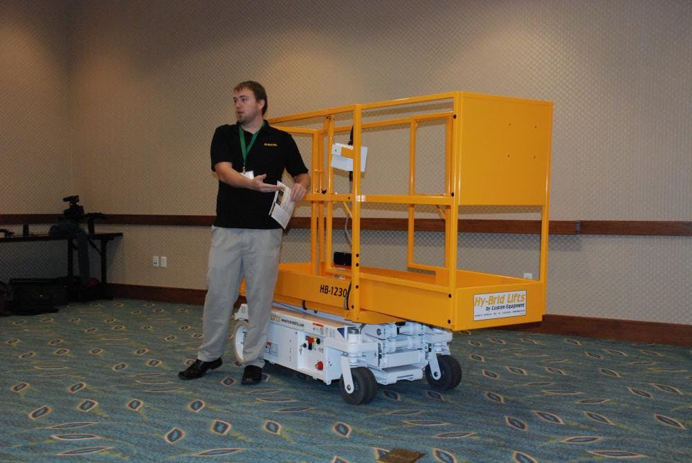 Hy-Brid Lift HB-1230 Scissor Lift Offers Big Opportunities in Small Package
