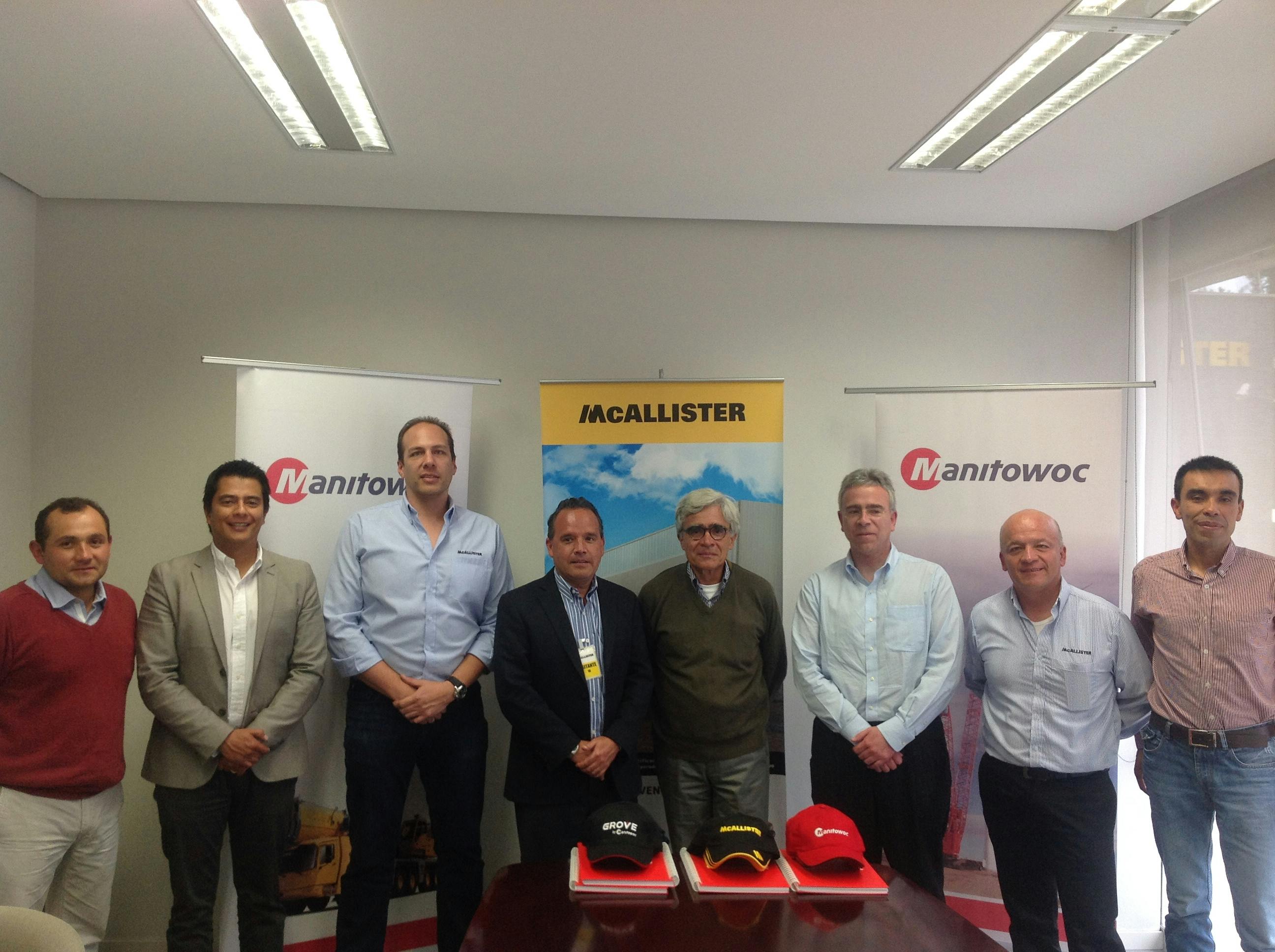 Manitowoc Signs wtih E McAllister to Provide Service in Colombia | Construction News