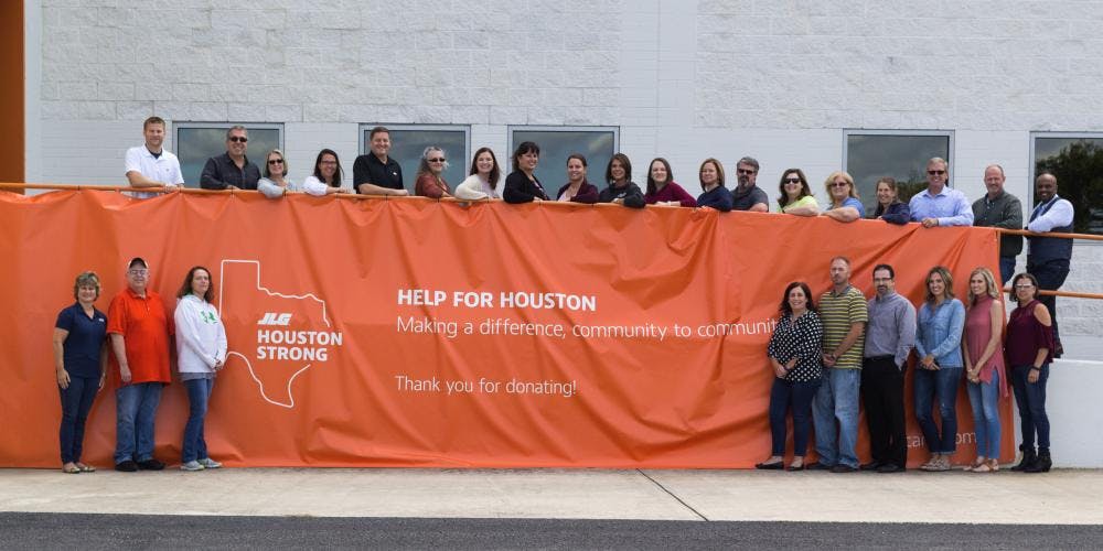 JLG Works With Local Communities To Support Hurricane Harvey Relief Efforts