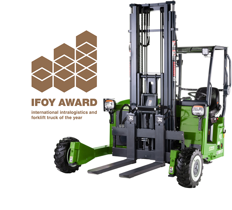 MOFFETT E4-4-25.3NX Truck-Mounted Forklift Earns Special Recognition