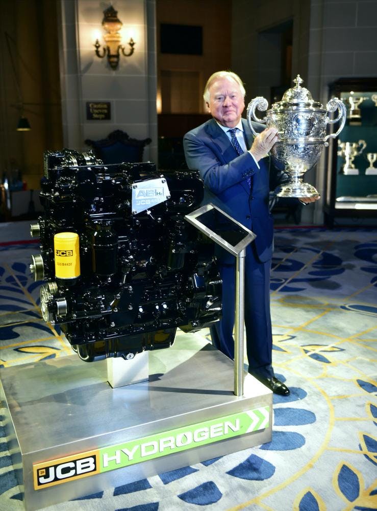 JCB Hydrogen Engine Wins Technical Achievement Award