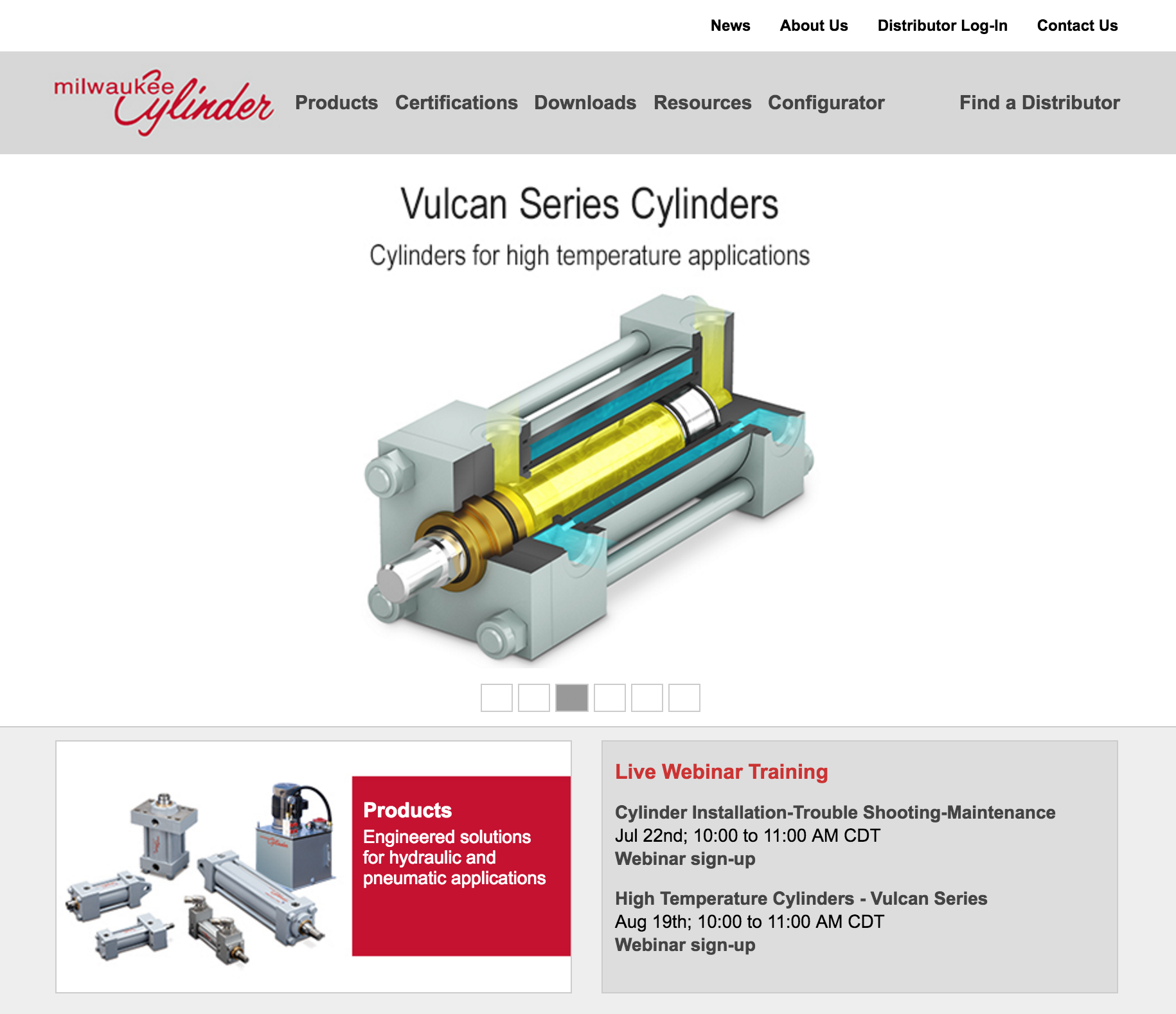 Milwaukee Cylinder Revamps Website | Construction News
