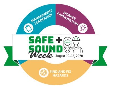 U.S. Department of Labor Encourages Employers to Mark National Safe + Sound Week, Aug. 10-16, 2020