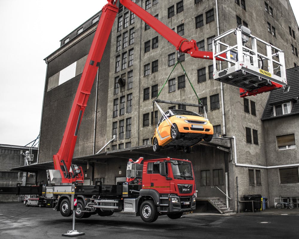 Palfinger Enables Jumbo NX Access Platforms to Lift Like Cranes | Construction News