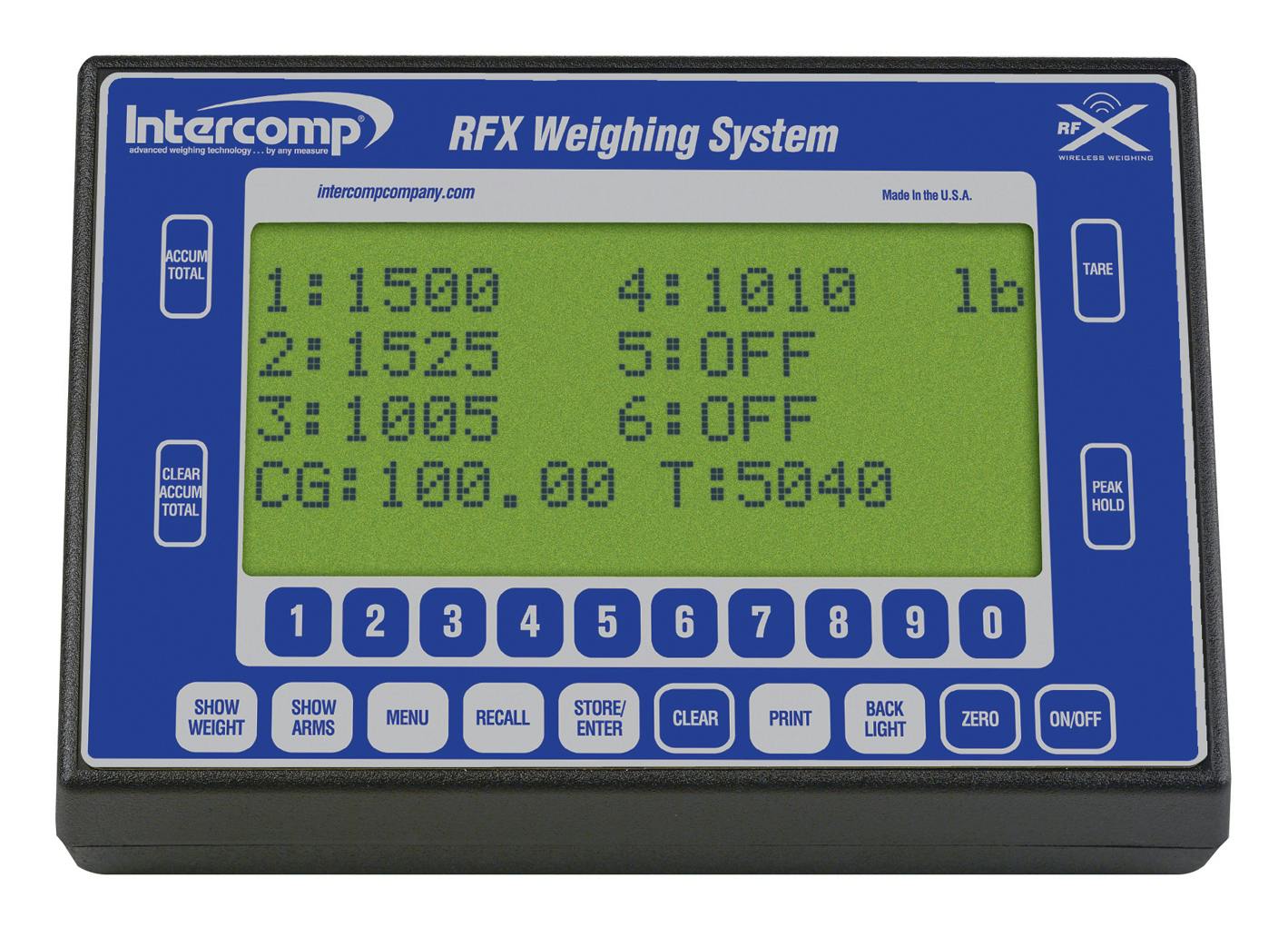 Handheld Wireless Weighing Indicator Works with Crane Scales