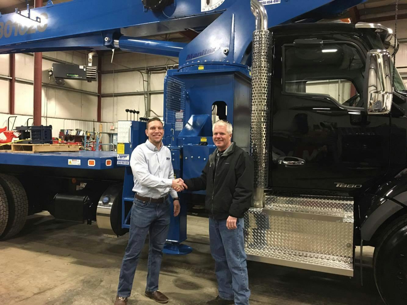 Empire Crane Delivers Manitex 30102C Boom Truck to SL Chasse Steel | Construction News