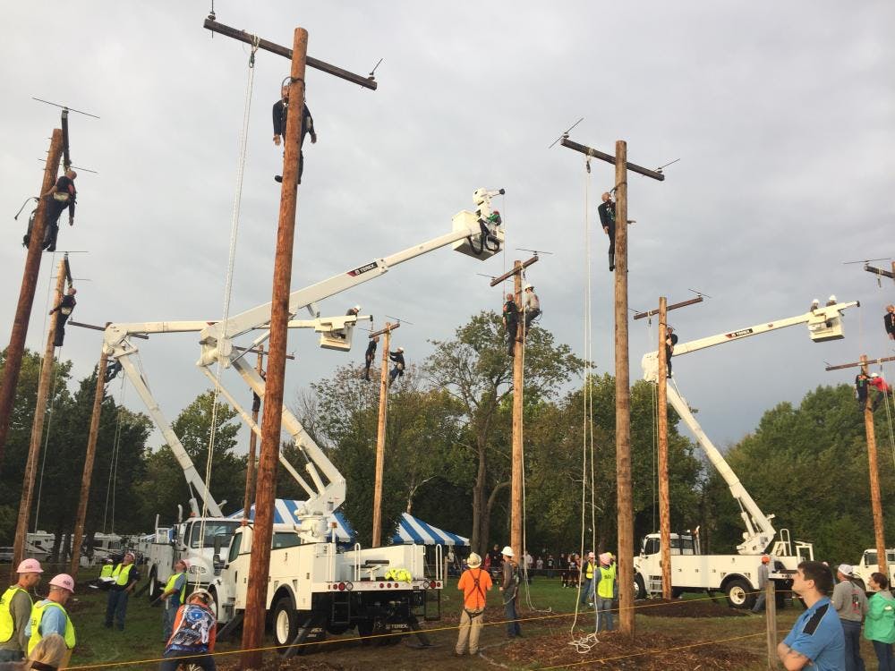 Terex and Utility One Source Sponsor Apprentice Hurtman Rescue Competition