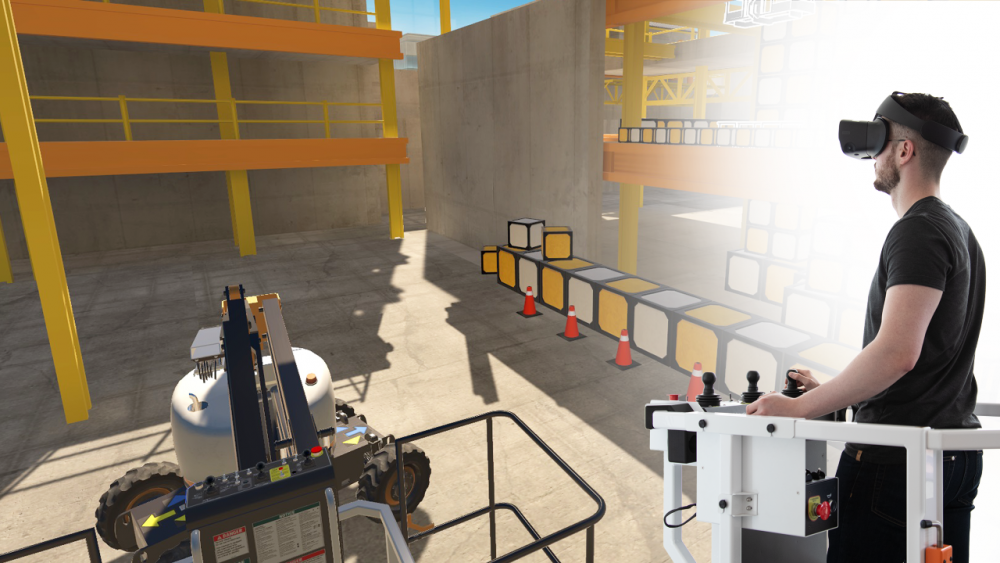 Energy Safety Canada Approves Use of Serious Labs MEWP VR Training Simulators