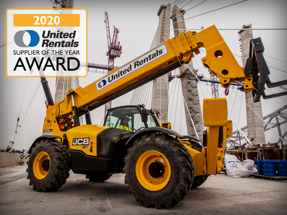 United Rentals Names JCB Supplier of the Year for Consecutive Years
